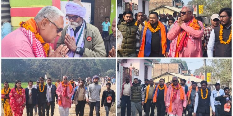 धनुषा–२ मा घरदैलो तथा भेटघाट अभियानमा अरगरिया तीव्र