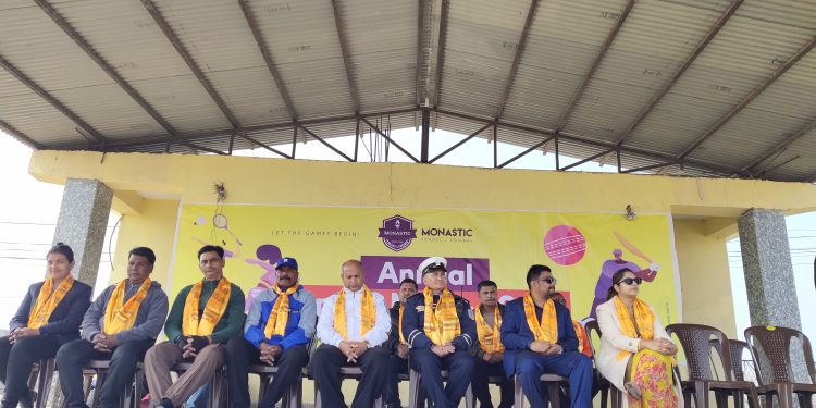 मोनास्टिक स्कुल तथा कलेजको एनुवल स्पोर्ट्स मिट २०८२ शुरू