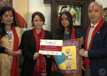 काठमाडौँमा मिथिला चित्रकला तालिम