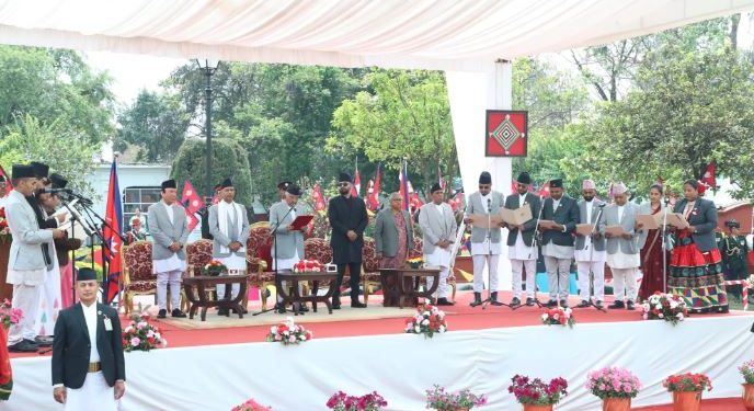 यस्तो छ प्रधानमन्त्री बालेन्द्र शाह नेतृत्वको १५ सदस्यीय मन्त्रिपरिषद्