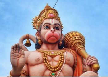 नेपालगञ्जमा १०८ फिटको हनुमान मूर्ति निर्माण अन्तिम चरणमा