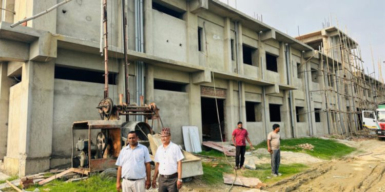 लहान नगर अस्पताल निर्माण अन्तिम चरणमा