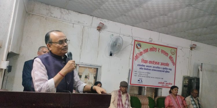 समाज र परिवारबाटै नैतिक शिक्षाको शुरुवात आवश्यक : प्रदेश प्रमुख लाभ