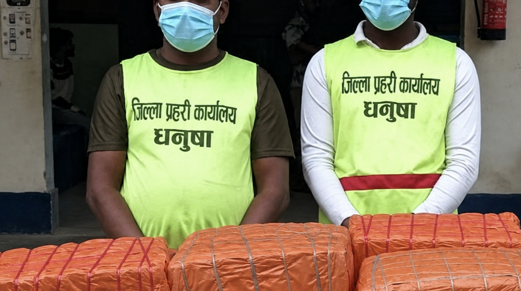 धनुषामा १३७ केजी गाँजासहित दुई जना पक्राउ