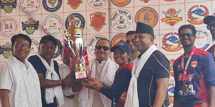 सहिद कप महिला टी–२० क्रिकेट प्रतियोगिताको उपाधि पर्सालाई