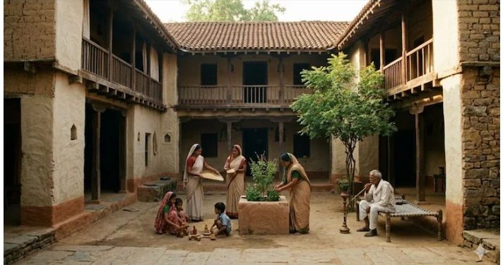 पुराना घरहरू भित्र आँगन किन हुन्थ्यो ? वास्तविक कारण छ धेरै रोचक
