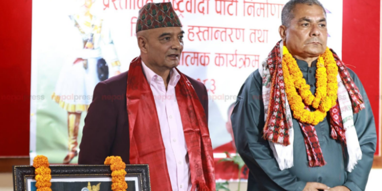 राष्ट्रिय प्रजातन्त्र पार्टी परित्याग गरेका डा. धवल शमशेर राणाले नयाँ पार्टी खोल्दै