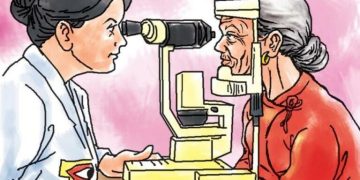 रौतहटमा एकैदिन पाँच सयको आँखा परीक्षण
