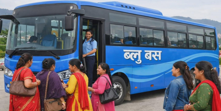 महिलाका लागि निःशुल्क ‘ब्लु बस’ सञ्चालनको तयारी, पहिलो चरणमा २५ वटा गुड्ने