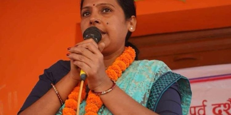 आम महिला मोर्चाको केन्द्रीय अध्यक्षमा कुमारी बबिता