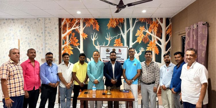 लायन्स क्लब अफ जनकपुरधाम हेरिटेज चार्टर, विकास कुमार साहको नेतृत्वमा कार्यसमिति चयन