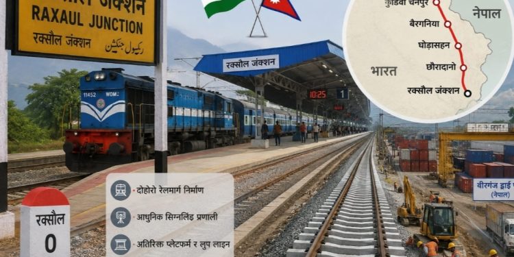 भारत–नेपाल रेल सम्पर्कमा नयाँ अध्याय : रक्सौलसहित पाँच स्टेशनको आधुनिकीकरण हुनेस