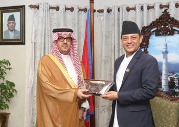 सभामुख अर्याल र साउदी राजदूतबीच भेटवार्ता : द्विपक्षीय सम्बन्ध र संसदीय सहकार्यमा जोड