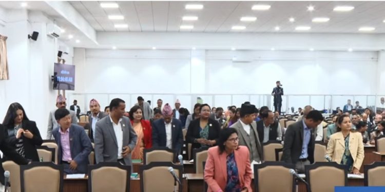 आज पनि ‘प्रधानमन्त्रीको बिबादस्पद अभिब्यक्ति’को संसदमा बिरोध