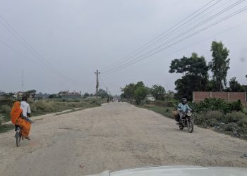 गरुडा–कटहरिया सडक बेहाल, वर्षायाममा आवागमन नै ठप्प हुने जोखिम