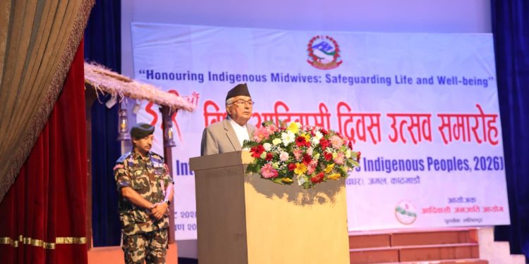 आदिवासी जनजातिको प्रतिनिधित्व ३६.८ प्रतिशत हुनु गौरवको बिषयः राष्ट्रपति पौडेल