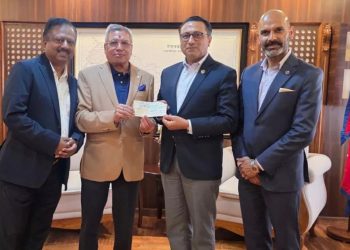 प्रधानमन्त्री दैवी प्रकोप उद्धार कोषमा नेपाल लाइफको साढे दुई करोडभन्दा बढी सहयोग