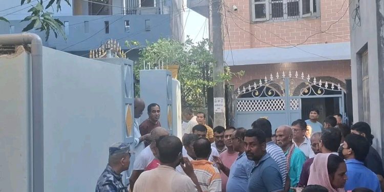 जनकपुरधामको रामानन्द चोकमा घरमा आगलागी हुँदा पूर्व शिक्षकको मृत्यु