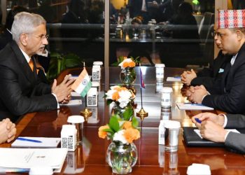 न्युयोर्कमा परराष्ट्रमन्त्री खनाल र भारतीय विदेशमन्त्री जयशंकरबीच भेटवार्ता