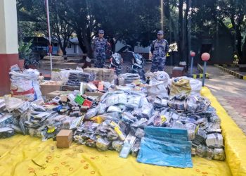 भन्सार छलीका ५० लाखभन्दा बढीका मोबाइल पार्ट्स बराम