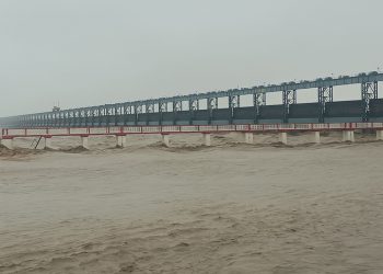कोशी ब्यारेजमा पानीको बहाव प्रतिसेकेन्ड १ लाख ९० हजार क्युसेक, २४ ढोका खोलिए