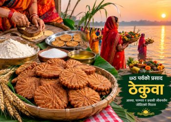 छठ पर्वको अभिन्न प्रसाद ठेकुवा : आस्था, परम्परा र प्रवासी जीवनसँग जोडिएको मिठास