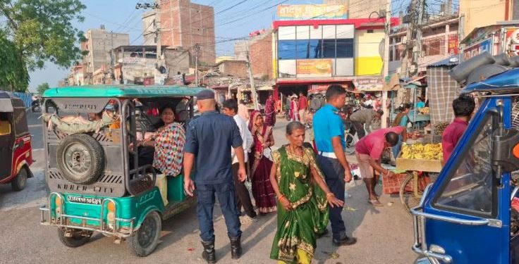 धनुषामा जथाभावी पार्किङ नियन्त्रण अभियान तीव्र