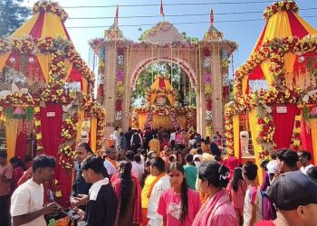 जनकपुरधामका शक्तिपीठमा घटस्थापनासँगै भक्तजनको घुइँचो